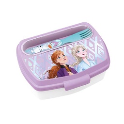 [51009] ****Disney Kids Sandwich Box with Cutlery - Frozen II