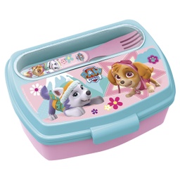 [86709] ****Disney Kids Sandwich Box with Cutlery - Paw Patrol Girls