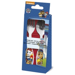 [18918] Disney Kids 2-pc Cutlery Set Metallic - Paw Patrol