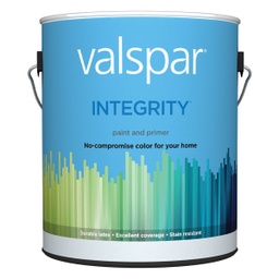 [004.6001440.007] ****Valspar Integrity Latex Paint And Primer Satin Interior Wall Paint, Pastel Base, 1 Gal