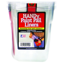 [2520-CT] ****HANDy Paint Pail Liner 1 Qt. Clear 6-Pack