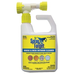 [SFDHEQ06] ****Spray &amp; Forget 32oz Hose End Sprayer House &amp; Deck Outdoor Cleaner