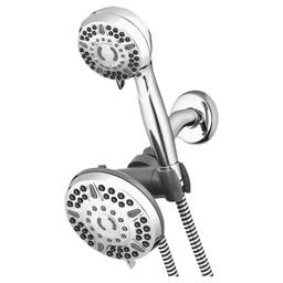 [XET-633E/643E] Waterpik PowerPulse 12-Spray 1.8 GPM Combo Handheld Shower &amp; Showerhead, Chrome