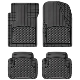 [11AVMSB] WeatherTech Trim-to-Fit Rubber Floor Mat 4pc, Black