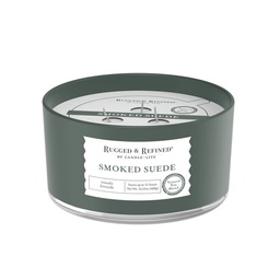 [45541392] Candle Lite Rugged and Refined 16.25oz Smoked Suede