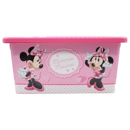 [4455] ****Disney Kids Storage Container 13L Minnie Dots &amp; Bows