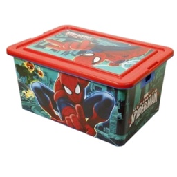 [4476] ****Disney Kids Storage Container 23L Spiderman