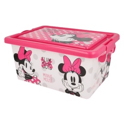 [44416] ****Disney Kids Storage Container 7L Minnie Glam Dots