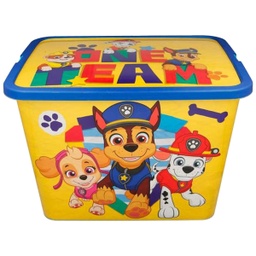 [2546] ****Disney Kids Storage Click Box 23L Paw Patrol Boys