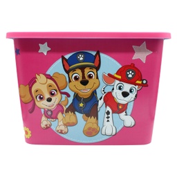 [2556] ****Disney Kids Storage Click Box 23L Paw Patrol Girls