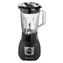 [BL1670S] Black &amp; Decker Blender 2-speed Heavy Duty Glass Jar, Black