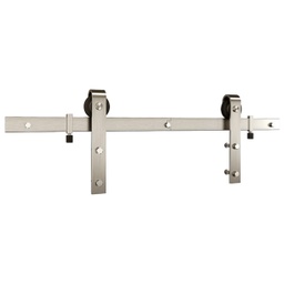 [N700-002] National Hardware Classic Interior Barn Door Kit 72-In., Satin Nickel