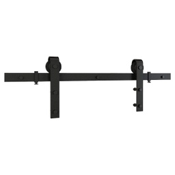 [N700-003] National Hardware Classic Interior Barn Door Kit 72-In., Matte Black