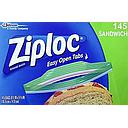 [980071276] Ziploc Sandwich Food Storage Bag 145 CT