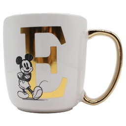 [41540] ****Disney Mickey Ceramic Alphabet Mug 13oz - E