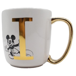 [41548] ****Disney Mickey Ceramic Alphabet Mug 13oz - I