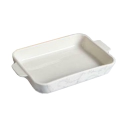 [96128.02] Martha Stewart Baking Dish Decorated Ceramic 11in