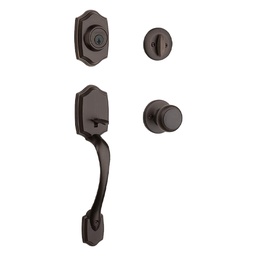 [96870-100] Kwikset Belleview Entry Handleset Single Cylinder, Venetian Bronze