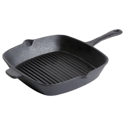 [92716.01] Gibson General Store Addlestone Grill Pan 10 In. Square Pre-seasoned Cast Iron