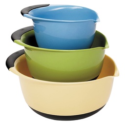 [21171000N2] ****OXO SoftWorks 3pc Plastic Mixing Bowl Set