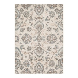 [DN140B57 CHR21476] L'Baiet Rugs Blue Floral 5'x7'