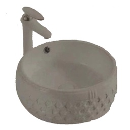 [6245 RHVBS21661] Royal Homes Vessel Bathroom Sink 16.1X16.1X6.2In.
