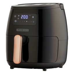 [HFD5055B] Black &amp; Decker Digital Air Fryer 5.7L Black