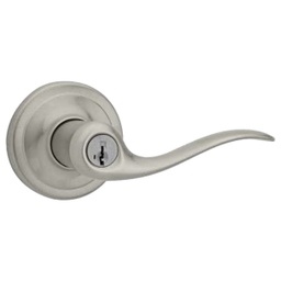 [97402-732] ****Kwikset Smartkey Keyed Entry Tustin Lever Satin Nickel