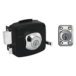 [91910-143] ****Kwikset Double Cylinder Exterior Deadbolt Left Loose, Black