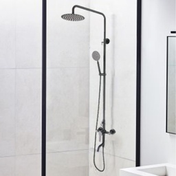 [DHS135B RHSH21758] Royal Homes Shower Set, Matte Black