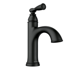 [84945BL] Moen Banbury One-Handle High Arc Bathroom Faucet, Matte Black