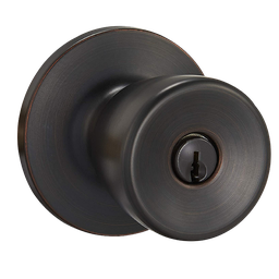 [8100401] Honeywell Tulip Knob Keyed Entry, Oil Rubbed Bronze