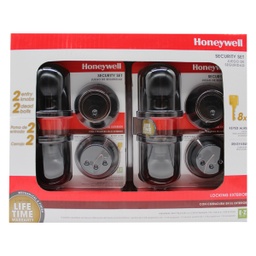 [8102406] Honeywell Ball Knob Home Security Kit, Oil Rubbed Bronze
