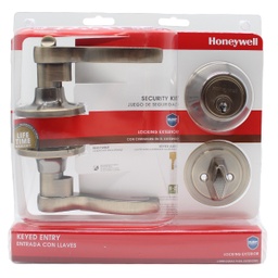 [8109105] ****Honeywell Flair Combo Keyed Entry Antique Brass