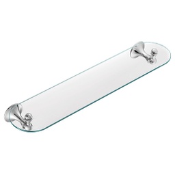 [DN7790CH] Moen Lounge Glass Vanity Shelf, Chrome