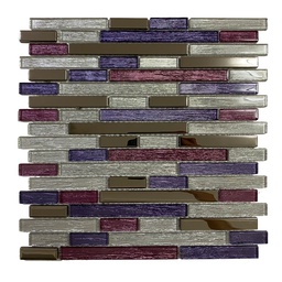 [JJ011 RHGM22358] Royal Homes Glass Mosaic 11.8In.x11.8In.