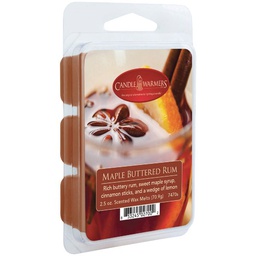 [7470s] Candle Warmers 2.5oz Wax Melt, Maple Buttered Rum