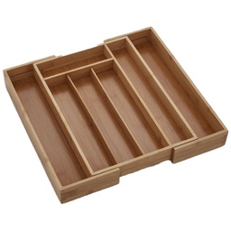 [5208596] ^Copco Expandable Flatware Drawer Organizer, Bamboo