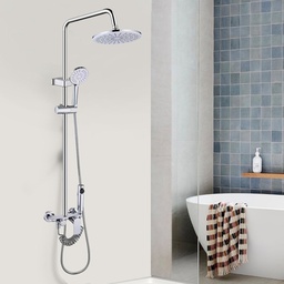 [Chrome 3041 RHSS22539] Royal Homes Shower Set 29.14 x 12.2 x 4.92 In.