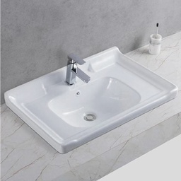 [RHTBS22547] Royal Homes Topmount Bathroom Sink 31.4 x 19.6 x 7.8 In.