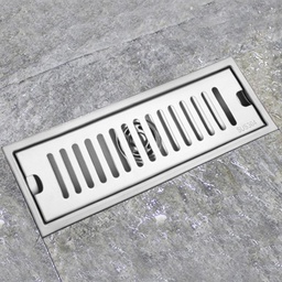 [RHLSFD22606] Royal Homes Linear Shower Floor Drain Chrome 4In.x20In.x2.1