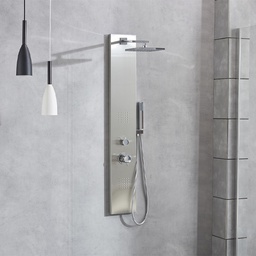 [SP-S201 RHSP22905] Royal Homes Shower Panel Brushed Sliver 51.1In. x7.8In.