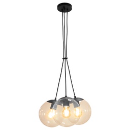 [69548] ****Westinghouse Pendant Lamp Aluminum 3 Globe 3xE27 60W Gold