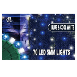 [20019561] Everlite 70 5MM Blue, Cool White LED CSA