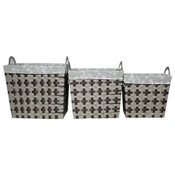 [RHQPVC / HHSO-LNBK-01013] Royal Homes 3pc Laundry Basket Set