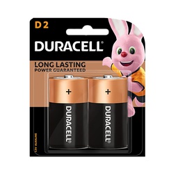 [5004706] Duracell Alkaline D 2pk