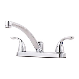 [G1357000] Pfister Double Handle Kitchen faucet Chrome