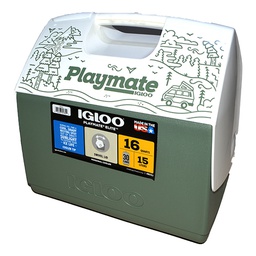[32784] Igloo Playmate Elite Hardside Lunch Cooler 16 Qt. Green