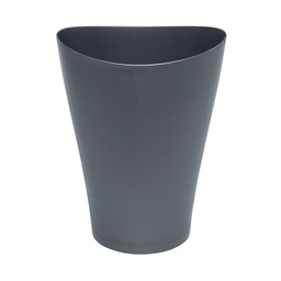 [2116757 / 9389461] ^Rubbermaid Spa Works Vanity Wastebasket 2.25 Gal. / 9 Qt. Gunmetal
