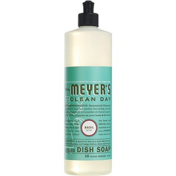 [14103] ****Mrs. Meyer's Clean Day Basil Scent Liquid Dish Soap 16 Oz